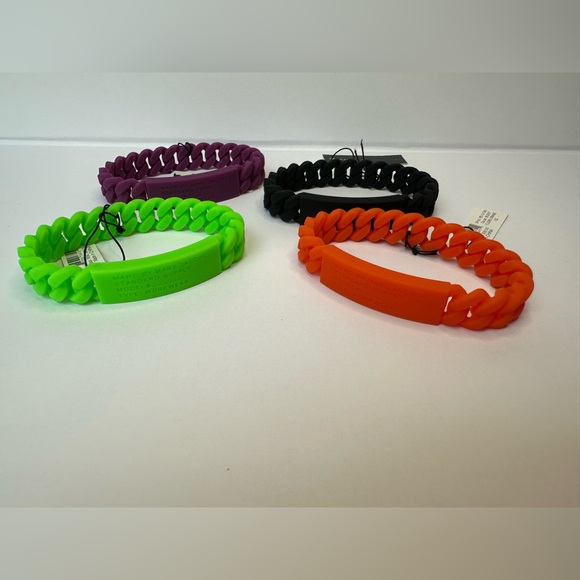 Marc by Marc Jacobs Bracelet Set of 4 Halloween Colors NWT - Picture 2 of 6